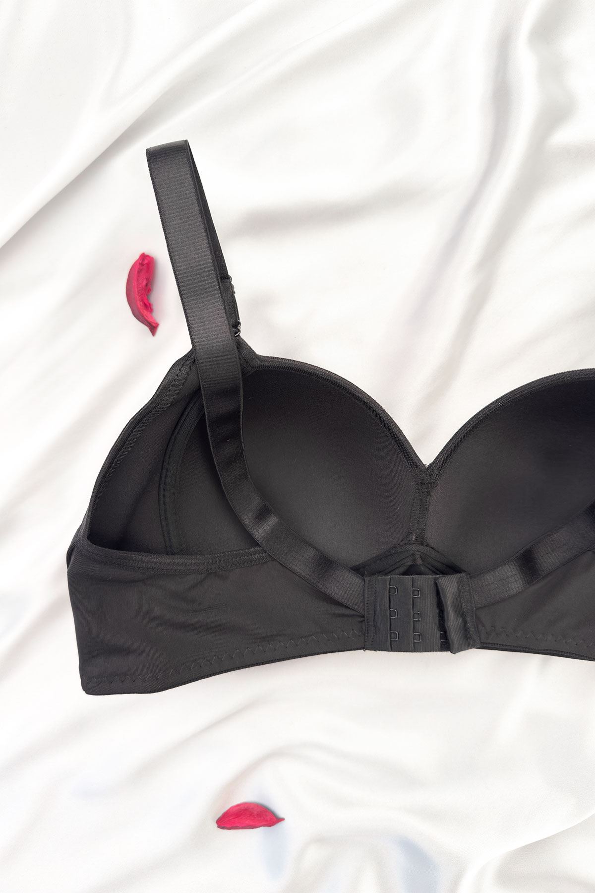 Desteksiz Puantiyeli Sütyen Siyah