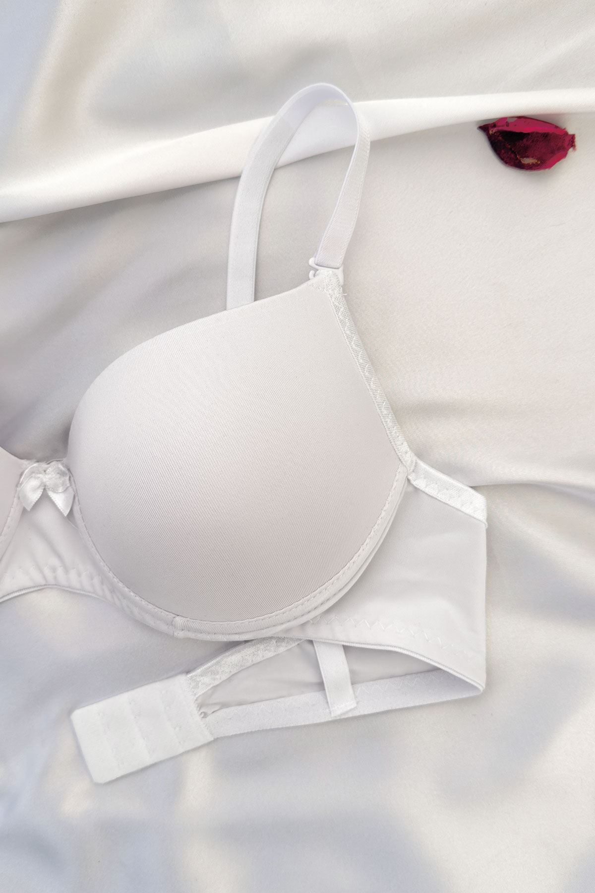 Destekli Mikro Sütyen Beyaz