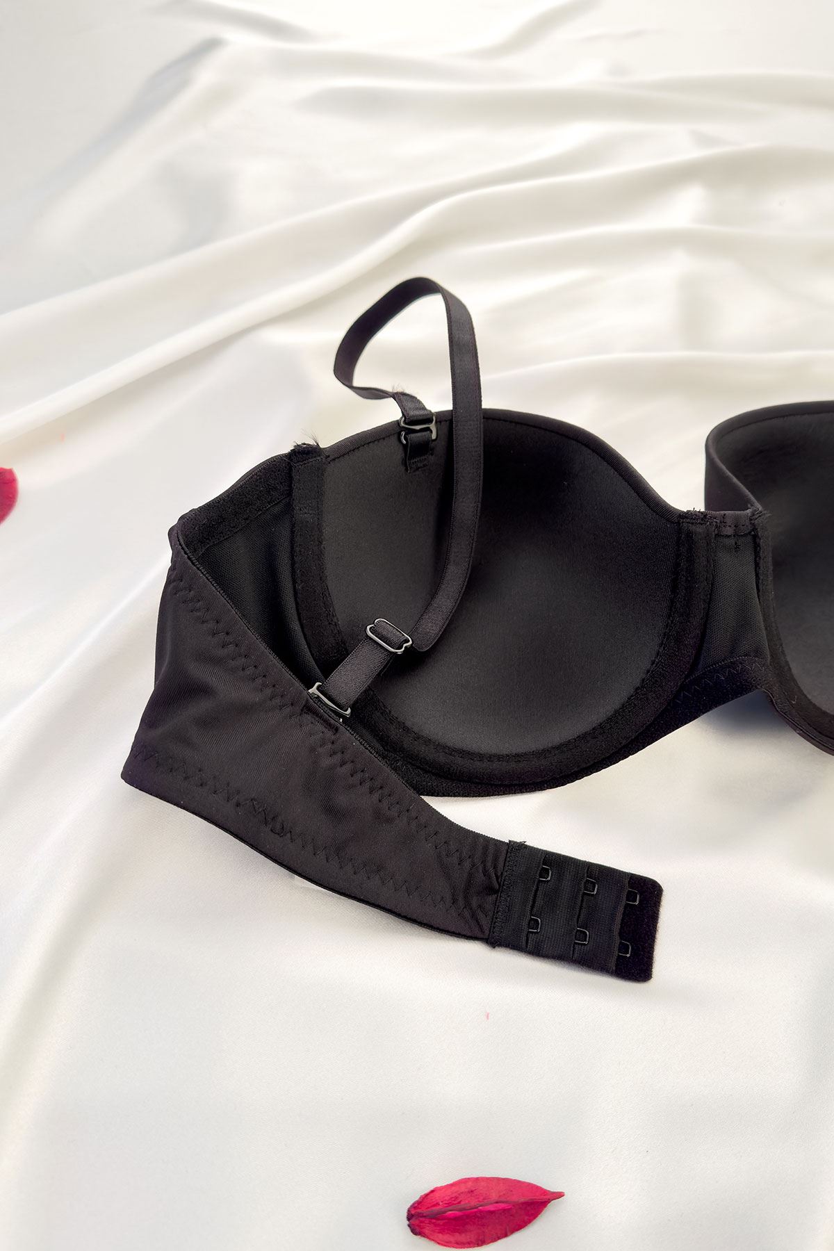 Desteksiz Straplez Sütyen Siyah