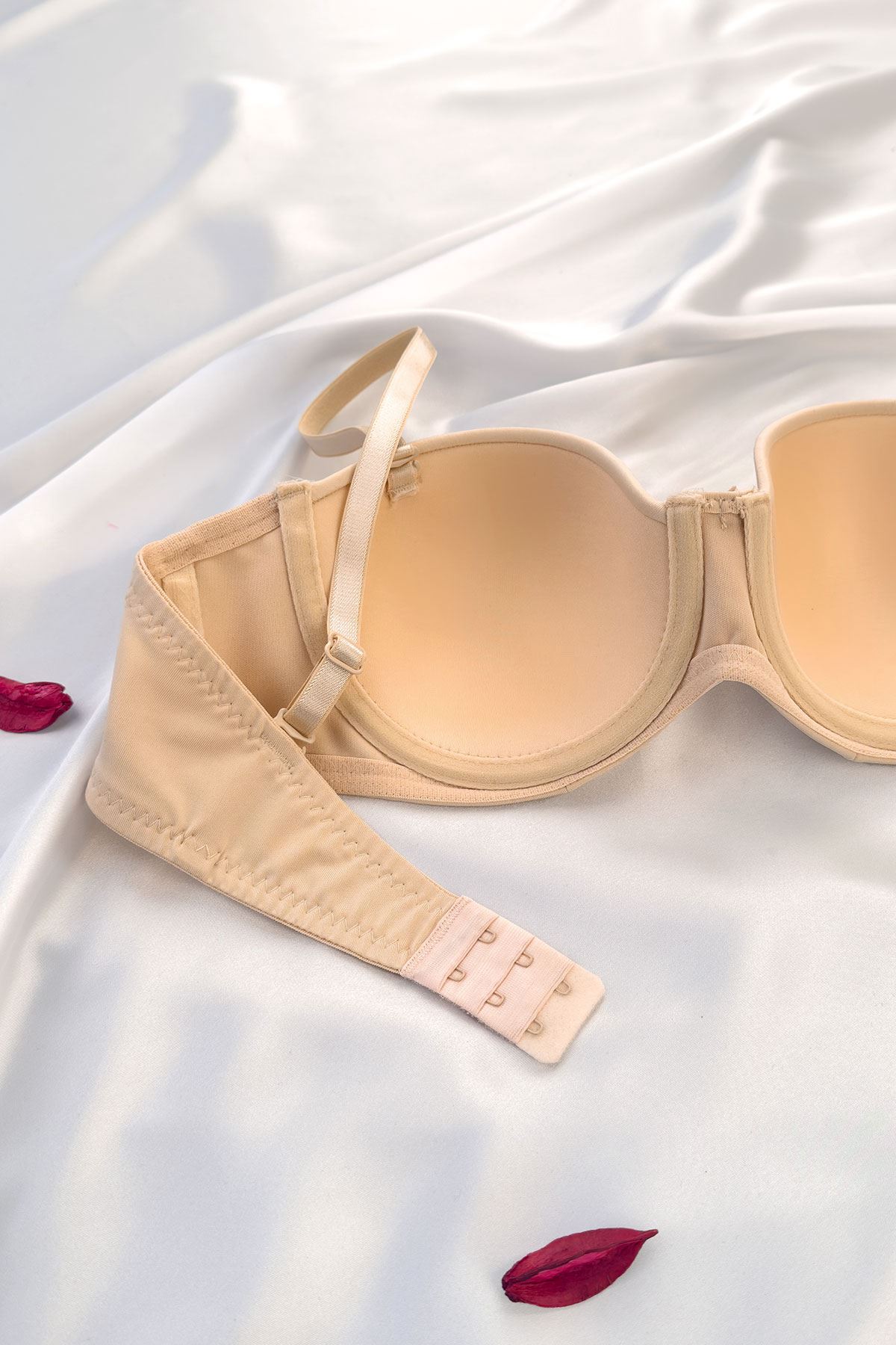 Desteksiz Straplez Sütyen Ten