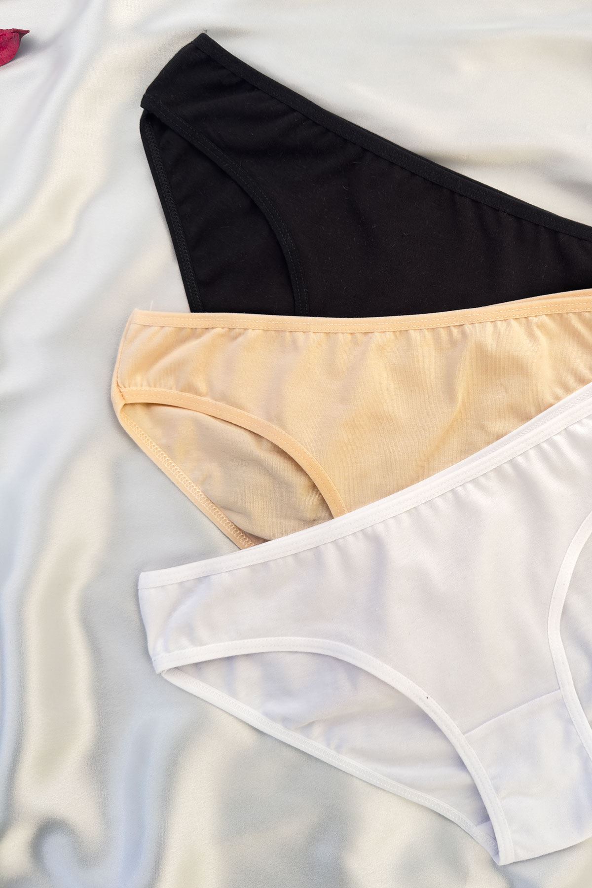 3'lü Basic Bikini Külot Set