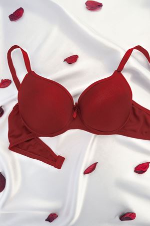 Destekli Sütyen Bordo