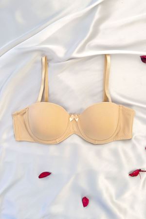 Desteksiz Straplez Sütyen Ten