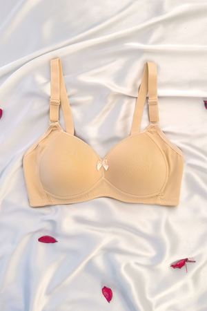 Desteksiz Silikonlu Sütyen Ten