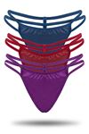 Çift İpli Saten Tanga 3'lü Set