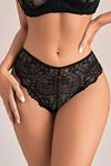 Arkası Kalpli Brazilian Külot Siyah