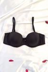 Desteksiz Straplez Sütyen Siyah