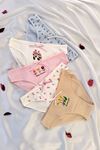 5'li Baskılı Bikini Külot Set